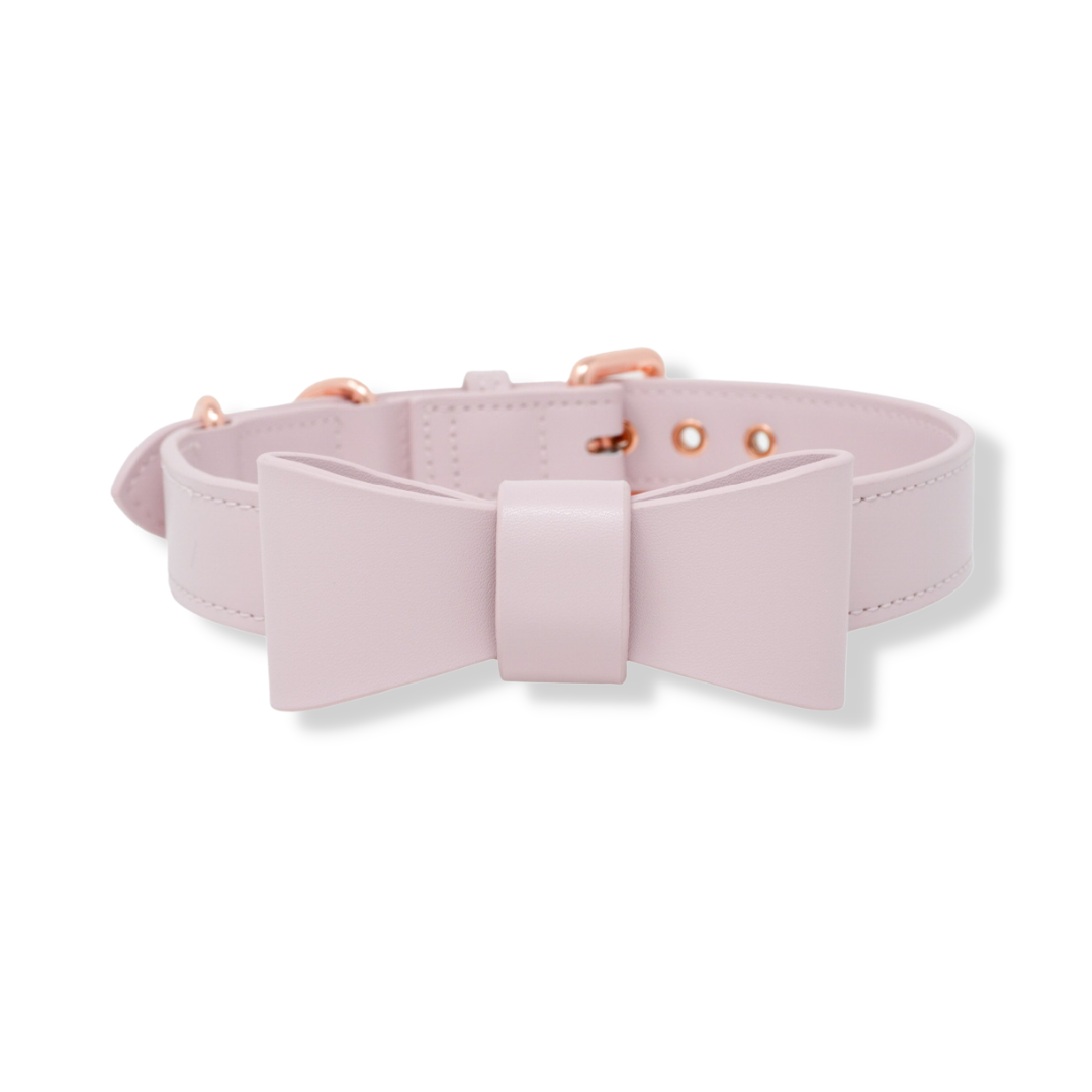 Signature Collar Leash Set Blush Pink Final Sale