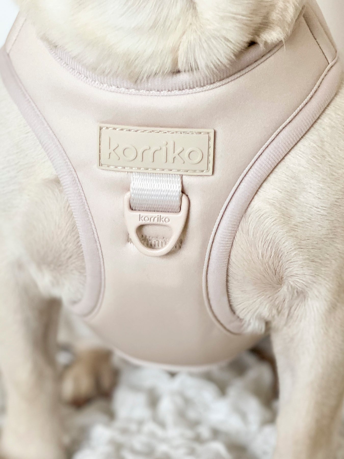 Step-In Dog Harness - Almond Nude