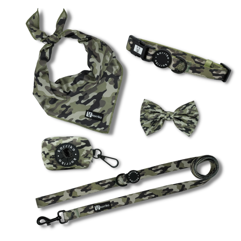 Collar Bundle Set - Green Camo