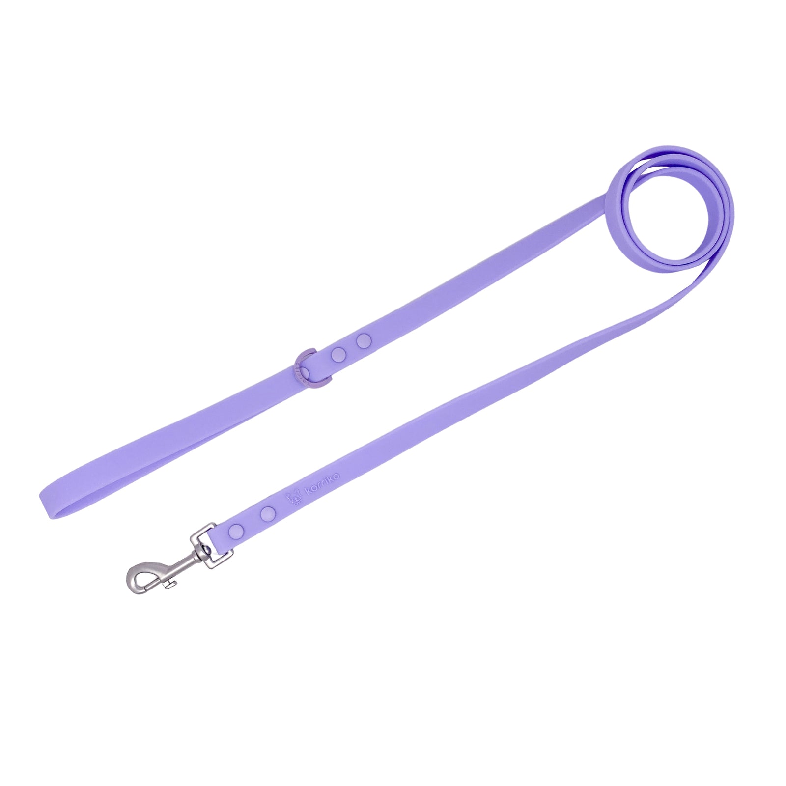 Waterproof PVC Dog Leash - Lilac