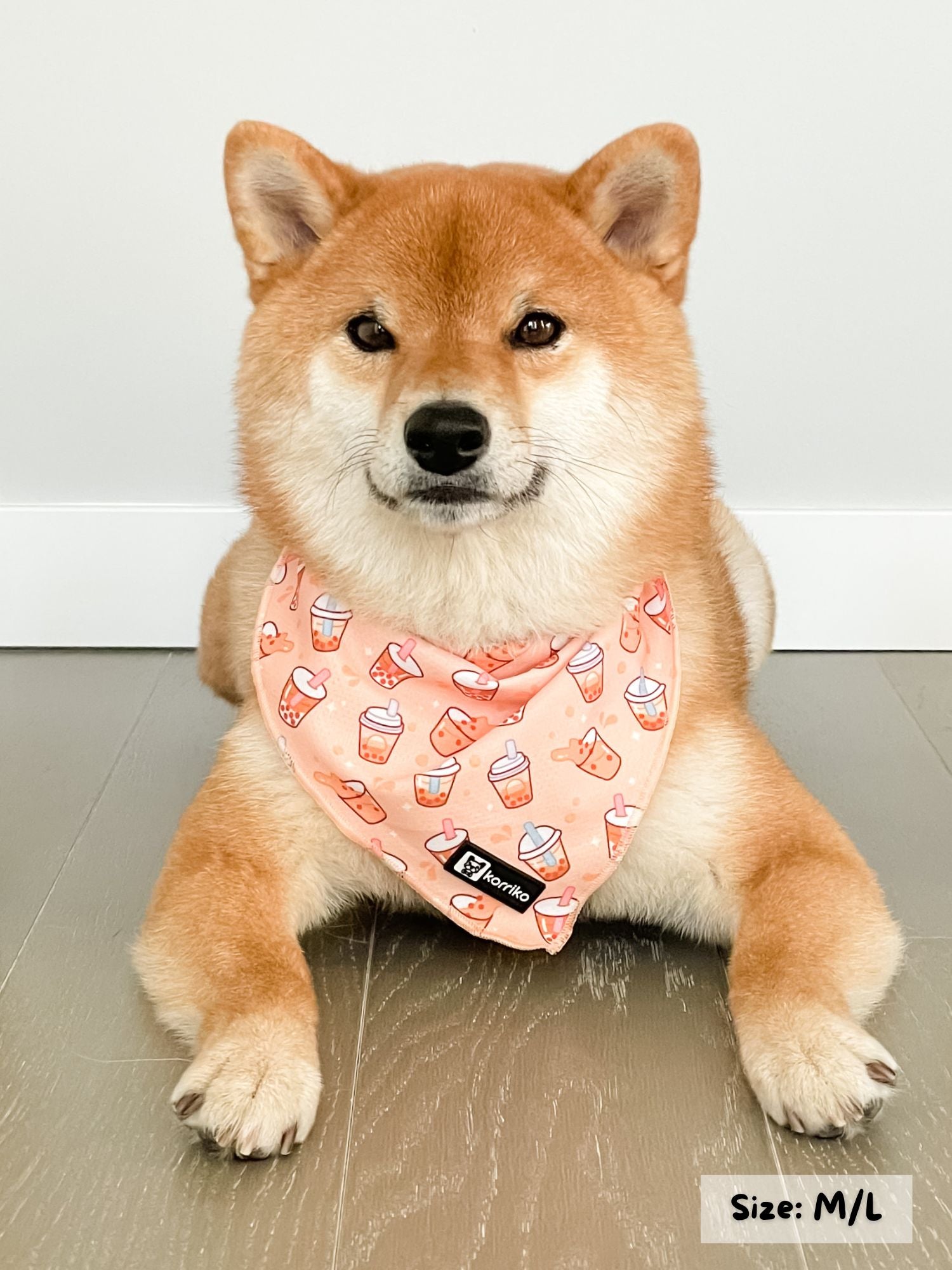 Cooling Dog Bandana - Milk Tea